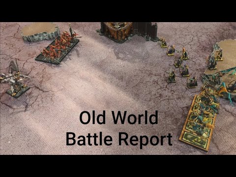 Demons vs Wood Elves - Warhammer, The Old World, Battle Report