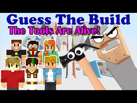 TOOLS HAVE BECOME SENTIENT - Guess The Build!  w/Grian,Joel,Gem,Jimmy & Impulse