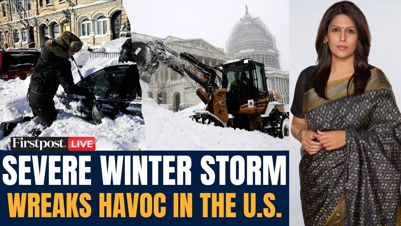 LIVE: Powerful Winter Storm Paralyses New York, US Northeast | Vantage With Palki Sharma