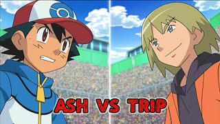 Ash vs Trip full battle | Pignite vs Serperior |