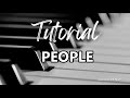 People (Tutorial: lyrics, sheet music, keyboard)