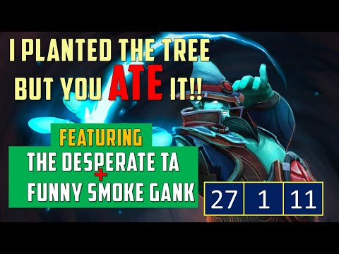 Storm Spirit vs TA - The desperate man who got his planted tree EATEN!