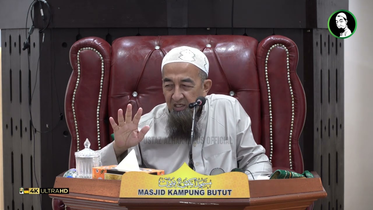 Kedudukan Saff Orang Solat Duduk Atas Kerusi - Ustaz Azhar Idrus