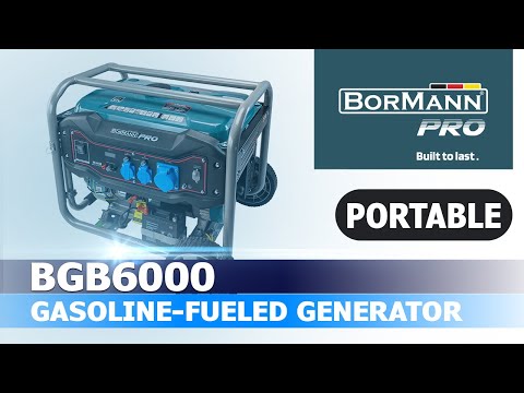 Бензиновый генератор BORMANN PRO BGB6000 5.5 кВт, 220В/380В однофазный /трёхфазный BORMANN PRO BGB6000 автономная електростанция - фото 1 - id-p2820474871