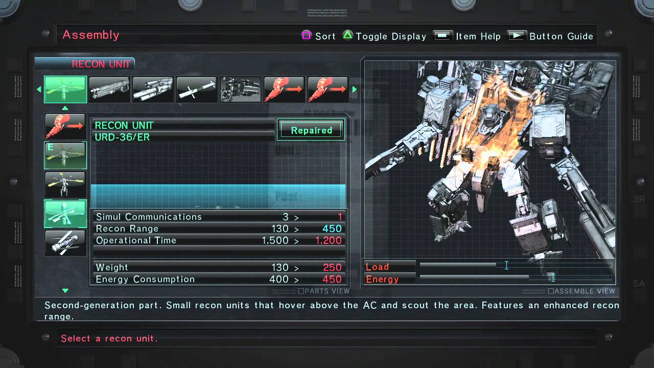 A Close-Up on ARMORED CORE V Customization and Bosses