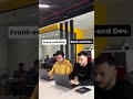 Front End Developer Vs Backend Developer Developer Frontenddeveloper Backenddeveloper Backend