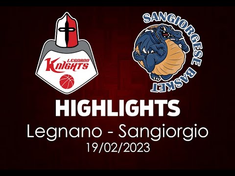 Highlights Legnano - Sangiorgio del 19/02/2023