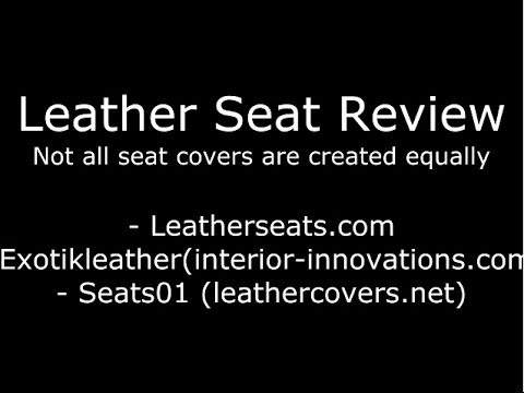 Ebay Leather Seat Review (3000gt)