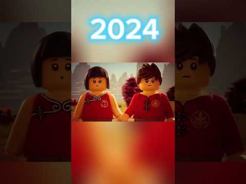 Kai and Nya’s flashbacks 2024 vs 2017 #ninjago #nostalgia #shorts