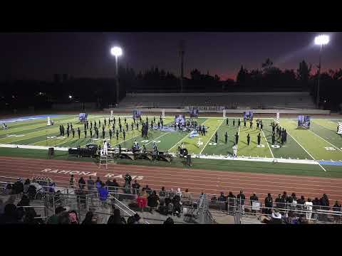 Arroyo Knights Band and Colorguard at Ramona High School Field Show Tournament 2024 - 5A