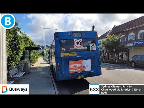 Busways North West Ryde m/o 1634 Volvo B12BLE Euro 3 Volgren CR228L bus ride.
