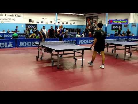 Si Zhigao (2512) vs Anil Ramappa (2104) at ICC-Joola Open, Spring 2019.