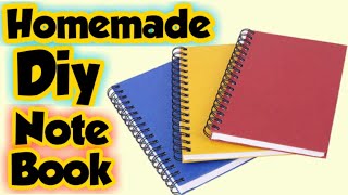 Diy Notebook - how to make notebook at home - homemade notebook cover idea /diy school notebook idea