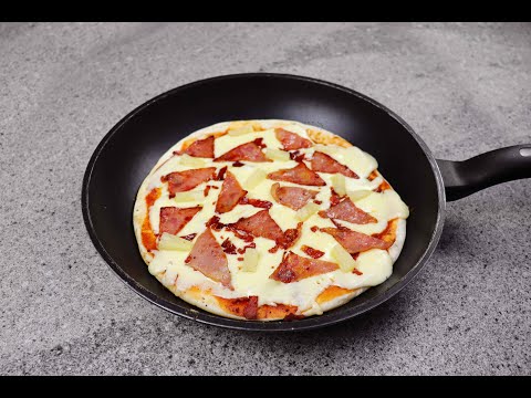 Homemade Hawaiian Pizza (NO OVEN HAWAIIAN PIZZA)
