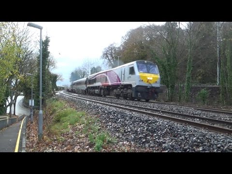 IE 201 Class loco 206 + Enterprise Train - Hilden 25/11/15