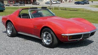 preview picture of video '1972 Red Corvette Black Int 66K Miles 4spd Fully Redone! Extremely Nice!'