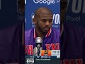 Chris Paul says Game 4 loss was a 'blur' #shorts