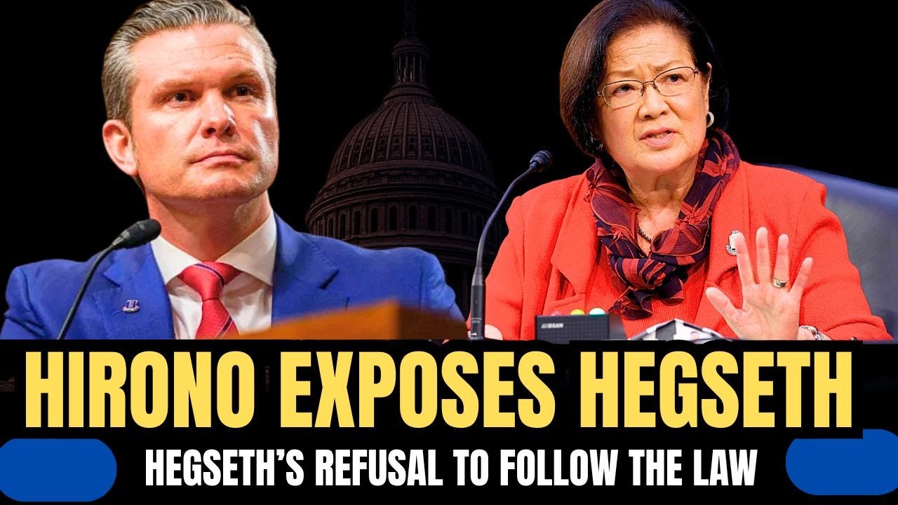 Hirono EXPOSES Hegseth: “You Won’t Reject Illegal Orders?