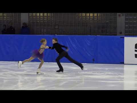 12. Santa Claus Cup 2018: Lili Rose Chesneau and Raphael Schiltz (FRA) - ID Basic Novice Free Dance