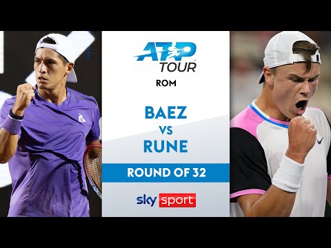 Sebastián Báez vs. Holger Rune - Round of 32 | Rom Open 2024 | Highlights - Sky Sport Tennis