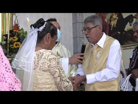 Defino and Margarita's golden wedding in Agua del Espino.