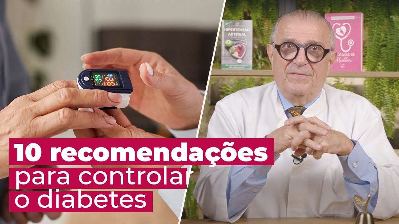 10 recomendações para controlar o diabetes