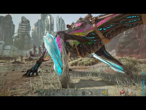 ARK Extinction - First time ever doing a Blue Drop in the desert