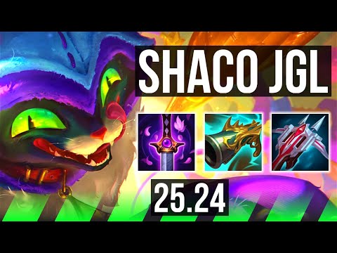 SHACO vs KHA'ZIX (JGL) | Good KDA: 15/1/5 | NA Challenger | 25.24