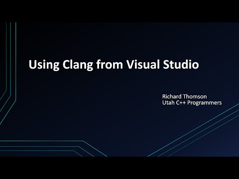 Using Clang from Visual Studio