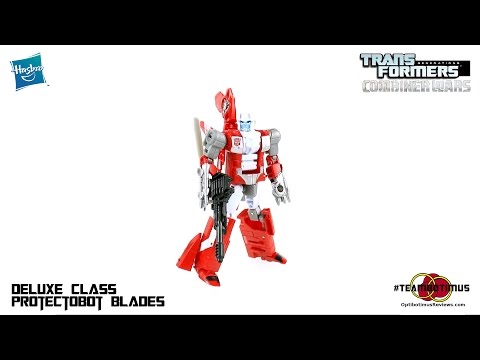 Video Review of the Transformers Combiner Wars: Deluxe Class Protectobot BLADES