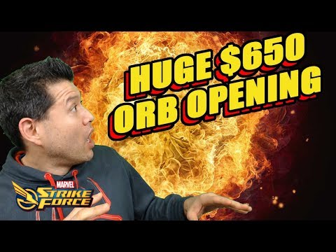 Huge $650 Orb Opening - Marvel Strike Force