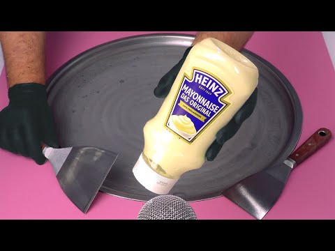 How to make Mayonnaise to Ice Cream - Ice Cream Rolls Experiment | ASMR