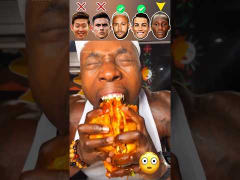 Ronaldo VS Neymar VS Son VS Lukaku VS Dybala - Healthy Food Challenge 😋