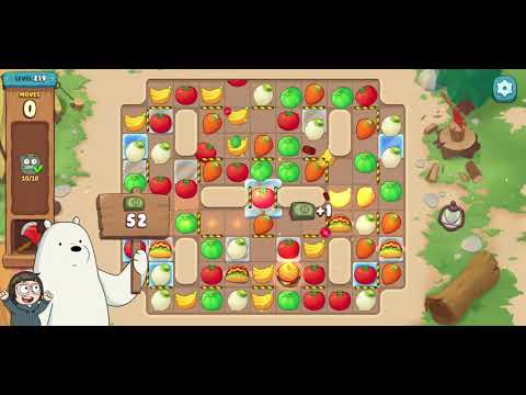 We Bare Bears Match3 Repairs Level 219 - No Boosters