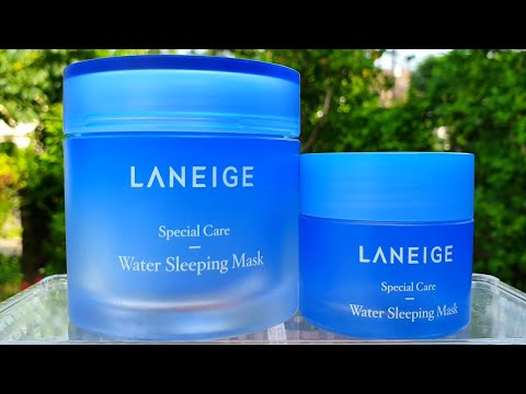LANEIGE WATER SLEEPING MASK REVIEW & DEMO | night time skin care for summers | RARA Video