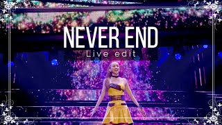 NEVER END / (ライブ編集)