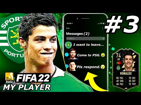TRANSFER REQUEST SUBMITTED!😱 - FIFA 22 Ronaldo Player Career Mode EP3