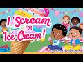 I Scream For Ice Scream Kids Song With Lyrics Kiddos Nursery Rhymes 4K