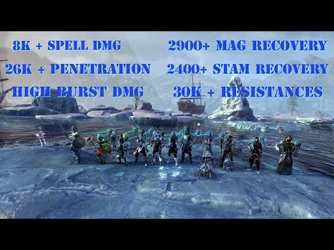 Magicka Warden PvP Build | Elder Scrolls Online (Lost Depths)