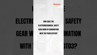 How can the PSU03 be combined with an electromechanical safety gear?