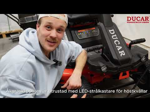 Gräsklippare Ducar 36" 48V 75Ah Med Batteri & Laddare
