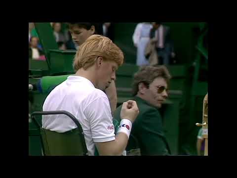Wimbledon 1987 Boris Becker vs Peter Doohan Second Round Full Match