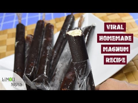 VIRAL HOMEMADE MAGNUM ICE CREAM RECIPE USING BLENDER
