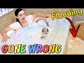100 Bath Bomb Challenge GONE WRONG We FLOODED Our House Cost THOUSANDS In Damage