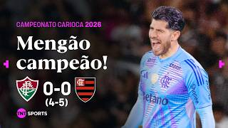 ROSSI BRILHA DE NOVO NOS PÊNALTIS E MENGÃO É CAMPEÃO CARIOCA! FLUMINENSE (4) 0X0 (5) FLAMENGO