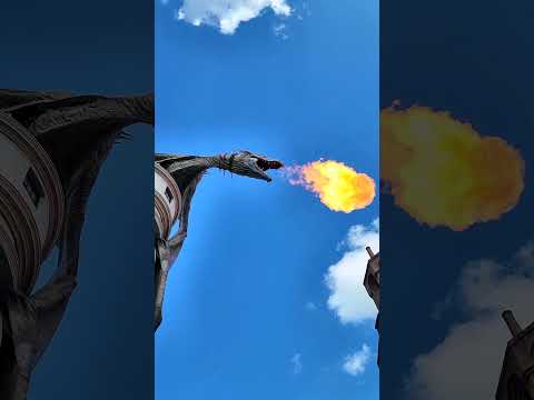 Fire Breathing Dragon at Diagon Alley (Harry Potter)