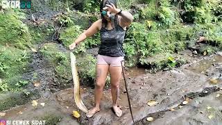 SIDAT MONSTER BERSISIK HITAM AKHIR NYA MENAMPAKAN DIRI KE PERMUKA'AN~BIG EEL~MANCING CANTIK MANTAB