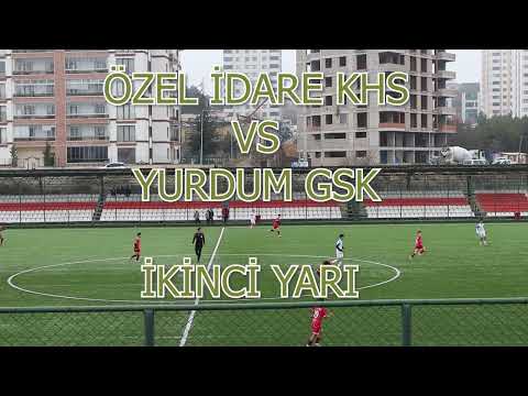 özel idare 1 - 0 yurdum gsk | ikinci yarı | amatör futbol #futbol
