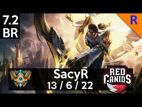 7.2 Gameplay - SacyR (Varus) 13-6-22 vs BR#42 MANOOOOOOOOOOOOO (Ezreal)