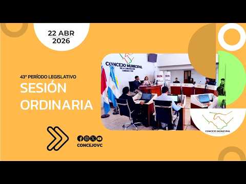 Sesión Ordinaria N8 | 22ABR2026
